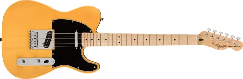 VIP Squier Telecaster Electric Guitar, Butterscotch Blonde