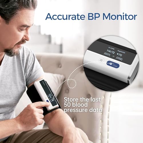 VIP Upper Arm Blood Pressure Monitor, Wireless Bluetooth
