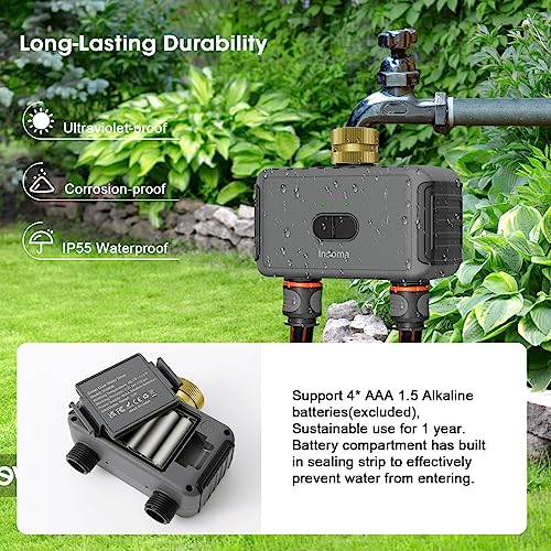 Smart WiFi Sprinkler Timer with Programmable Irrigation System