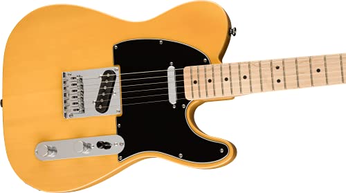VIP Squier Telecaster Electric Guitar, Butterscotch Blonde