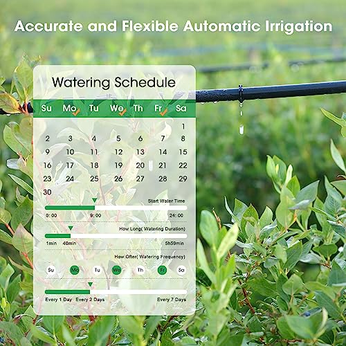 Smart WiFi Sprinkler Timer with Programmable Irrigation System