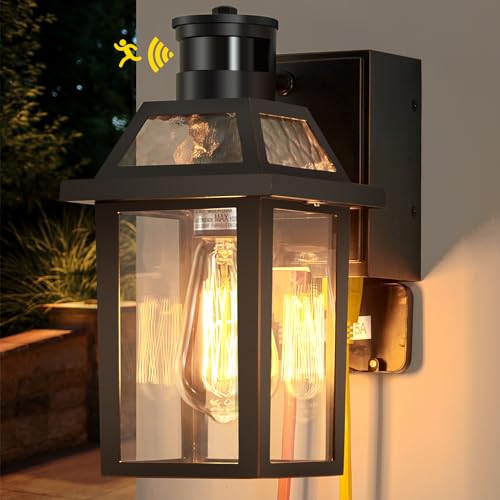 Yisuro Porch Lights with GFCI Outlet VIP Shopping