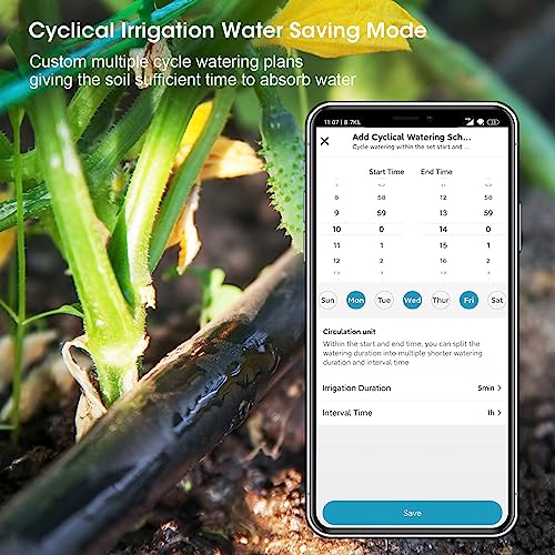 Smart WiFi Sprinkler Timer with Programmable Irrigation System