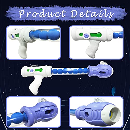 VIP Shooting Game Toy Set for Kids - 2pk Foam Ball Popper Air Guns & Shooting Target