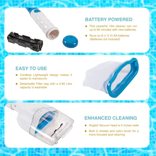 Cordless Battery Operated Handheld Vacuum Cleaner for Pools