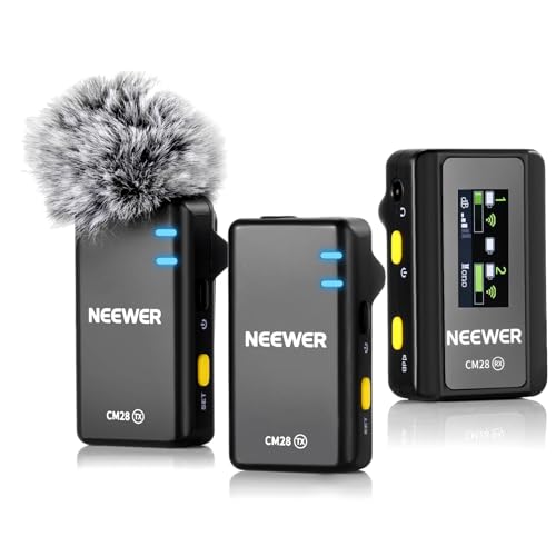 NEEWER CM28 Wireless 4GB Lavalier Microphone System VIP