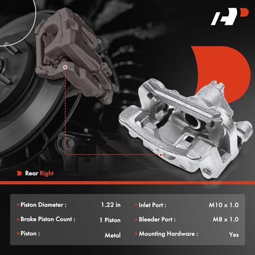 Hyundai Elantra Rear Right Disc Brake Caliper Assembly