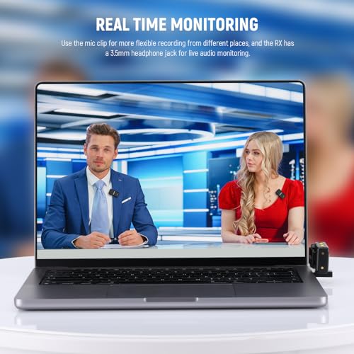 NEEWER CM28 Wireless 4GB Lavalier Microphone System VIP