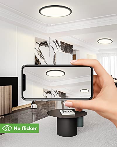 VIP Black LED Ceiling Lights, 3 Color Temperatures