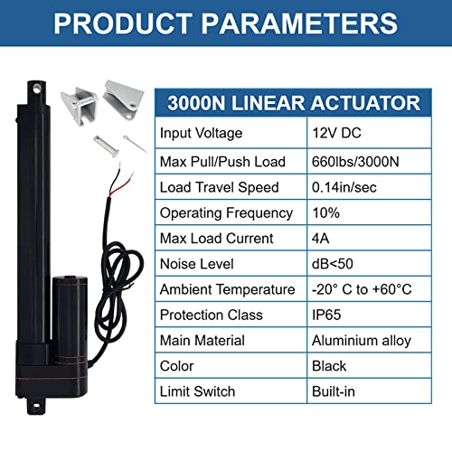 10" Stroke Heavy Duty Electric Linear Actuator for VIP Shopping