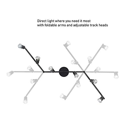 Globe Electric 59693 Payton 6 Track Lighting Set