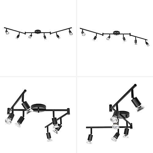 Globe Electric 59693 Payton 6 Track Lighting Set