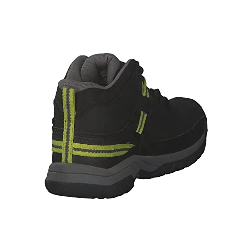 KEEN Targhee Mid Waterproof Hiking Boots, Black/Steel Grey