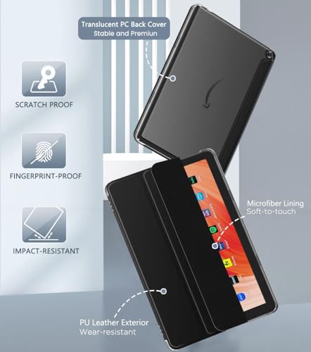 MoKo VIP Fire HD 10 Tablet Case, Black