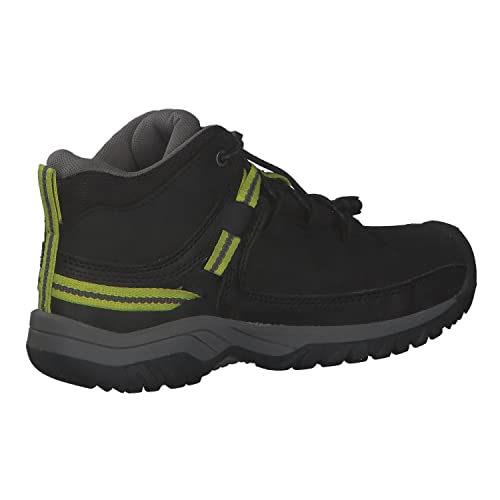 KEEN Targhee Mid Waterproof Hiking Boots, Black/Steel Grey
