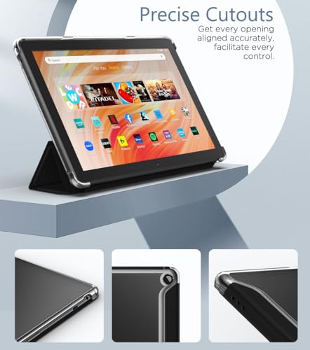 MoKo VIP Fire HD 10 Tablet Case, Black