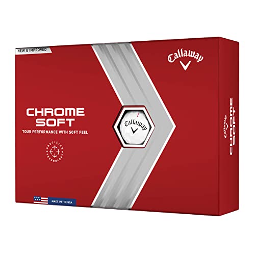 Callaway Chrome Soft Golf Balls - White, Standard