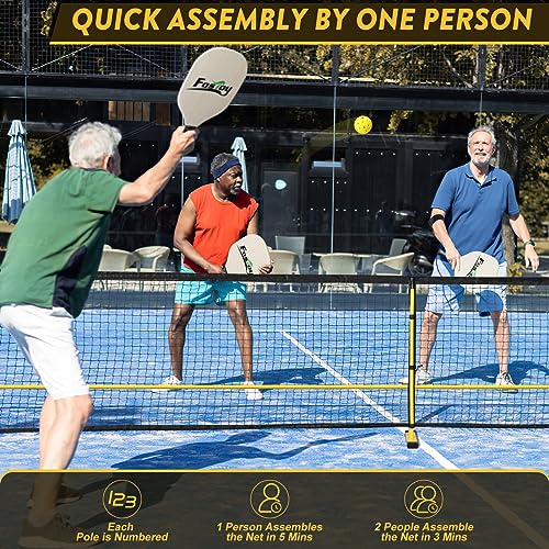 Portable 22FT Pickleball Net System for VIP Players