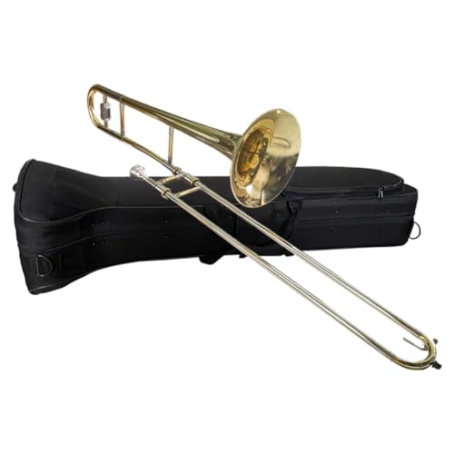Gold Plated Bb Tenor Slide Trombone for Beginners