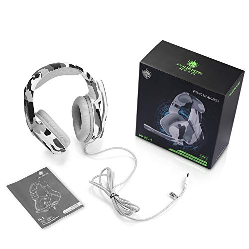 PHOINIKAS H1 Wired Gaming Headset for PS4, PS5, Xbox One