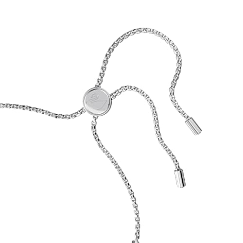 SWAROVSKI Women's Subtle Rhodium Finish Bracelet, Clear Crystals