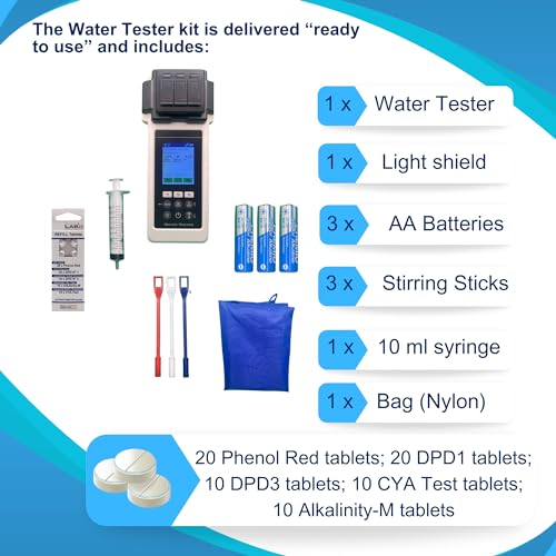 Ultimate Smart Pool Water Tester with 27 Parameters