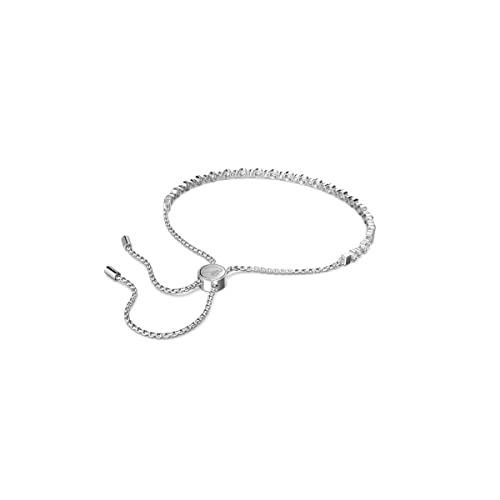SWAROVSKI Women's Subtle Rhodium Finish Bracelet, Clear Crystals