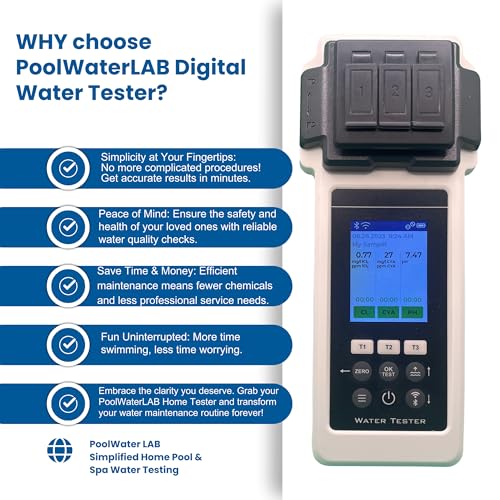 Ultimate Smart Pool Water Tester with 27 Parameters