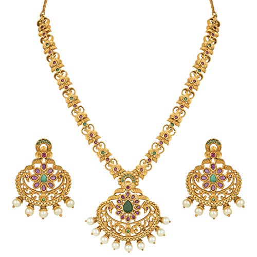 Aheli South Indian CZ Designer Jewelry Set for Women