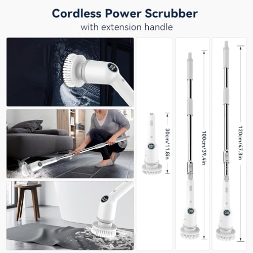 VIP Electric Spin Scrubber: Powerful Cordless Cleaning Tool