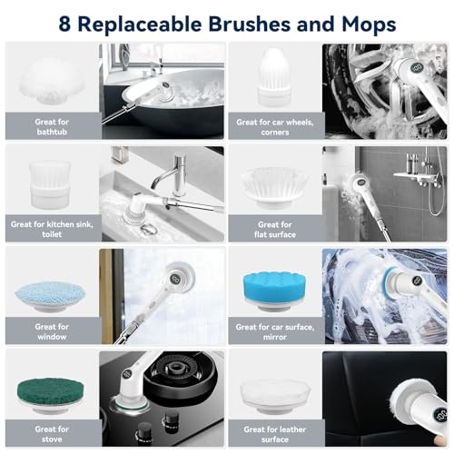 VIP Electric Spin Scrubber: Powerful Cordless Cleaning Tool