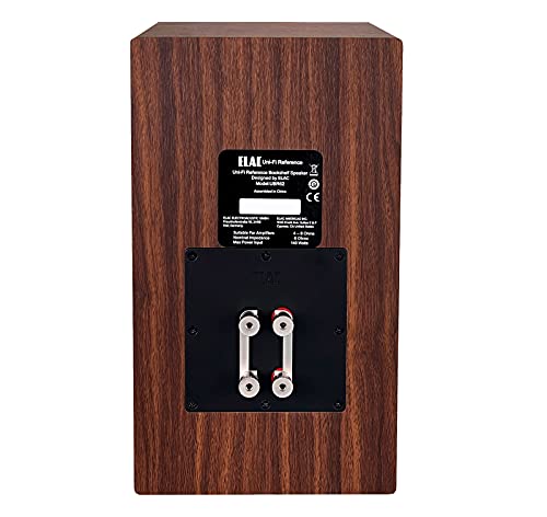 ELAC Uni-Fi Reference Bookshelf Speakers in Oak/Walnut