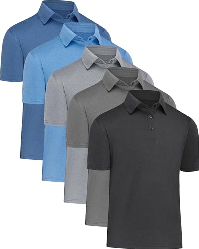 Men's VIP Golf Polo Shirts - Quick-Dry Athletic