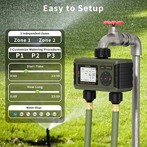 Diivoo VIP Garden Hose Timer for Lawn & Pool