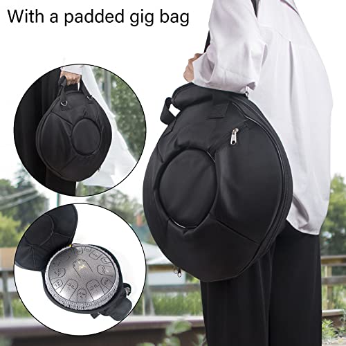 AKLOT 14 inch Steel Tongue Drum for Adults