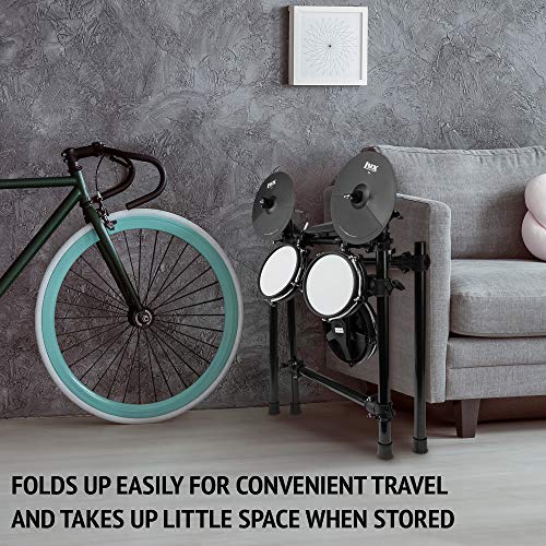 LyxJam Professional Electronic Drum Kit with Mesh Fabric