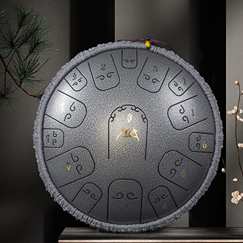 AKLOT 14 inch Steel Tongue Drum for Adults