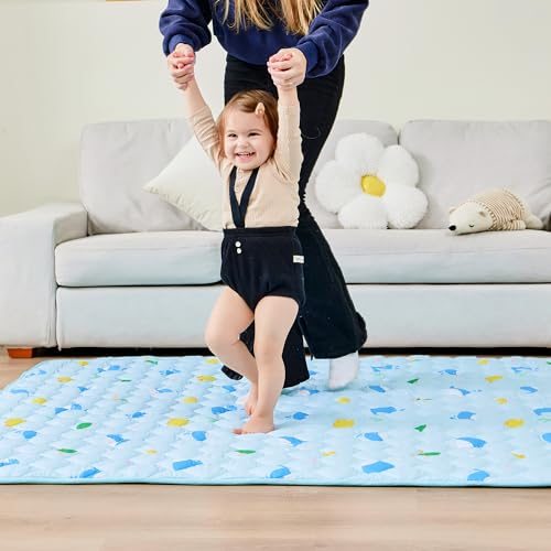 Large Soft Baby Play Mat - Non-Slip, Washable