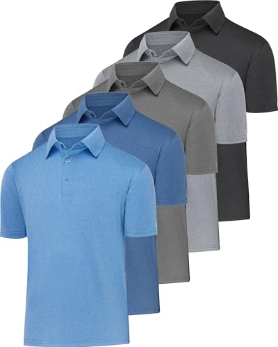 Men's VIP Golf Polo Shirts - Quick-Dry Athletic