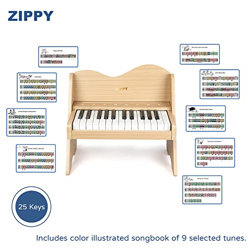 ZIPPY Kids 25-Key Digital Piano Toy for Toddlers