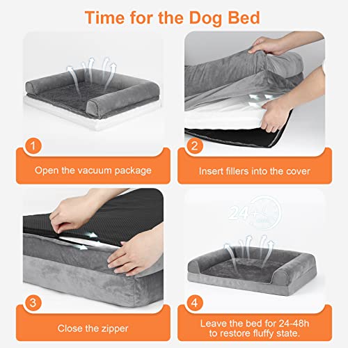 Luxury Orthopedic Dog Bed for VIP Large Dogs