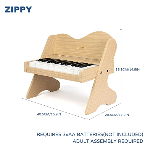 ZIPPY Kids 25-Key Digital Piano Toy for Toddlers