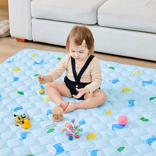 Large Soft Baby Play Mat - Non-Slip, Washable
