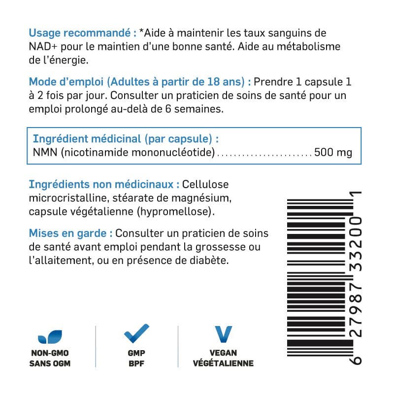 VIP Split Science NMN | 500 mg Capsules