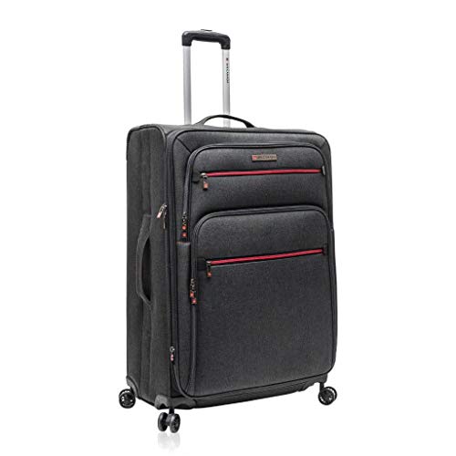 Air Canada Softside Spinner Luggage Set - Grey 20"/24"/28