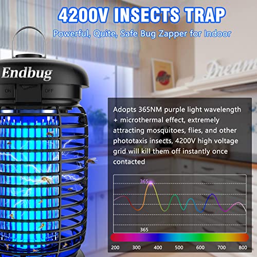 VIP Bug Zapper: Outdoor LED, 4200V, Waterproof, Indoor
