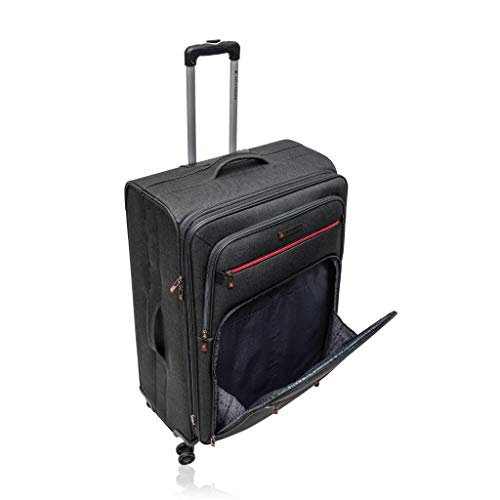 Air Canada Softside Spinner Luggage Set - Grey 20"/24"/28
