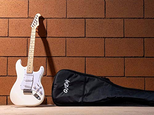 Monoprice 610161 Indio Cali Classic HSS Guitar - Black