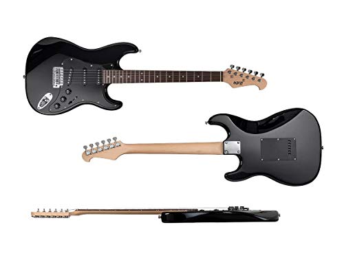 Monoprice Indio Cali Classic Electric Guitar - Black