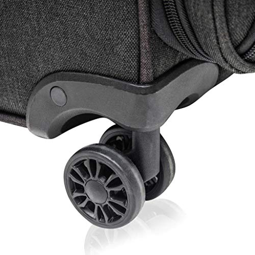 Air Canada Softside Spinner Luggage Set - Grey 20"/24"/28